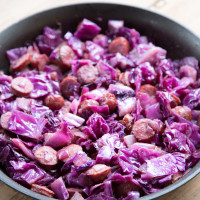 sausage cabbage skillet dinner