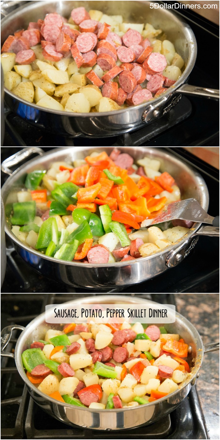 Sausage, Potato, and Pepper Skillet Dinner