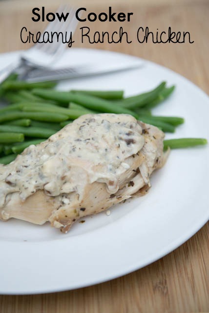 Slow Cooker Creamy Ranch Chicken