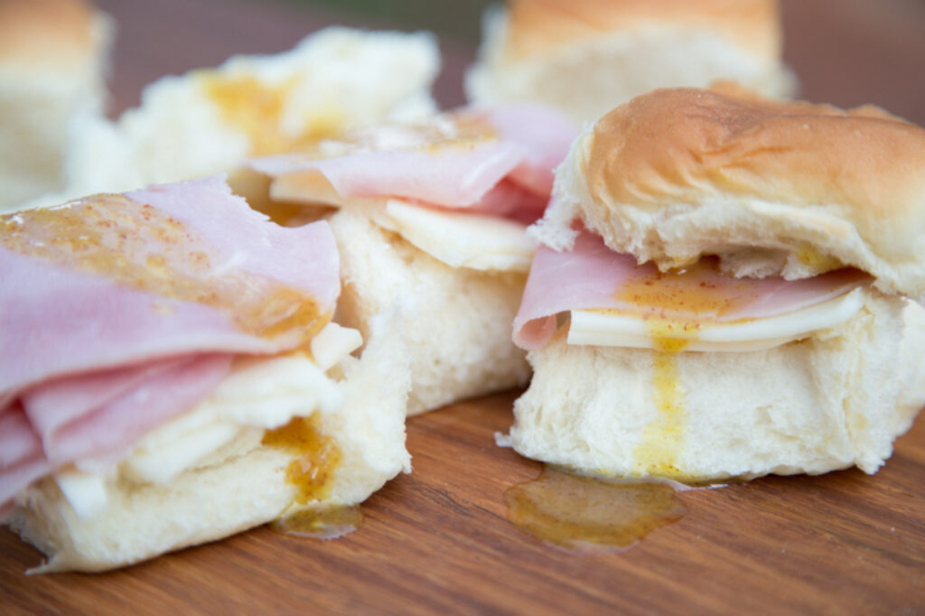 Ham & Cheese Sliders with Honey Mustard 5 Dinners