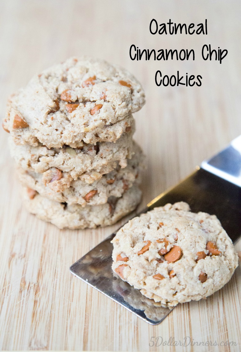 Oatmeal Cinnamon Chip Cookies Recipe