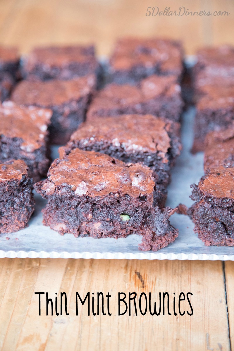 Thin Mint Brownies