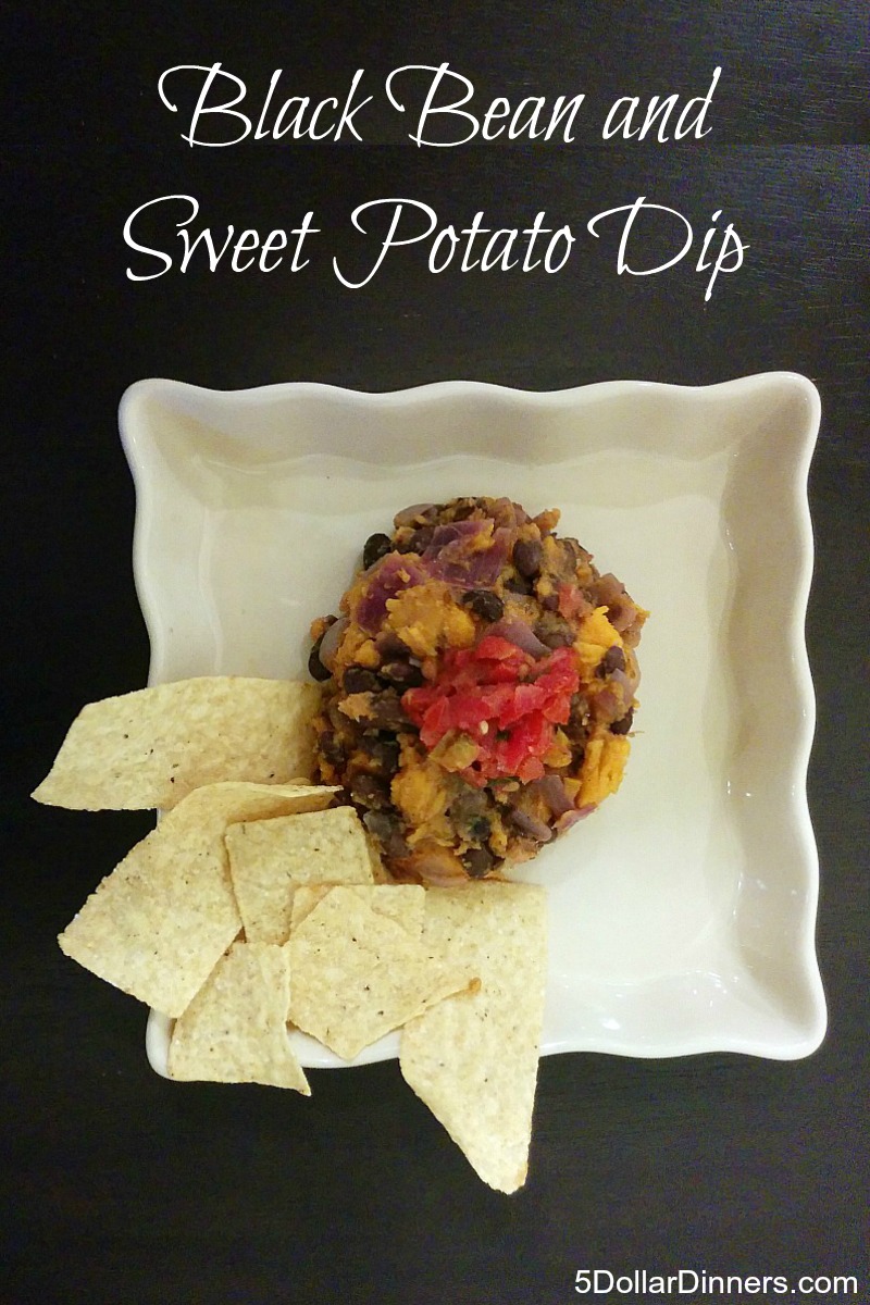 Black Bean and Sweet Potato Dip from 5DollarDinners.com