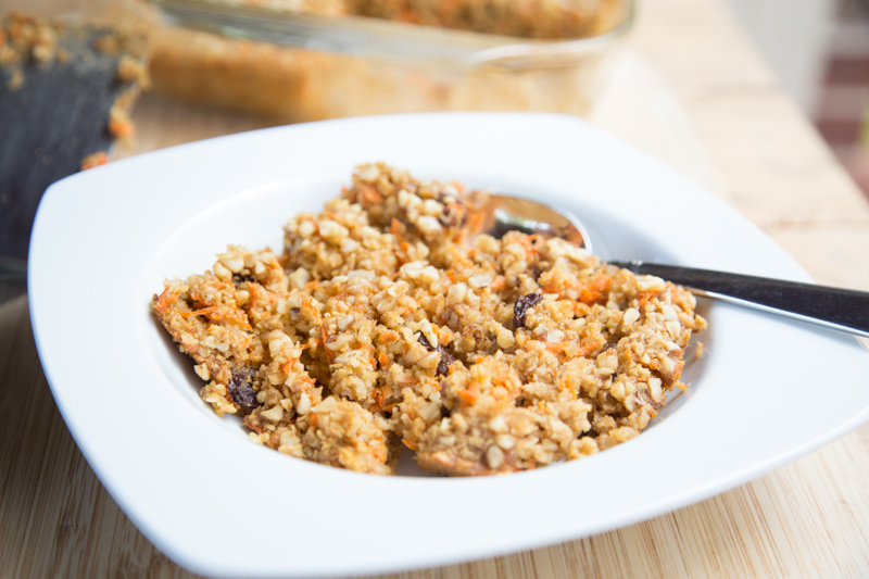 Carrot Cake Baked Oatmeal