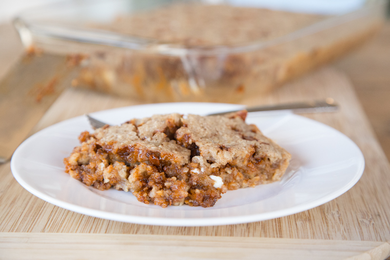 Cinnamon Roll Baked Oatmeal Recipe