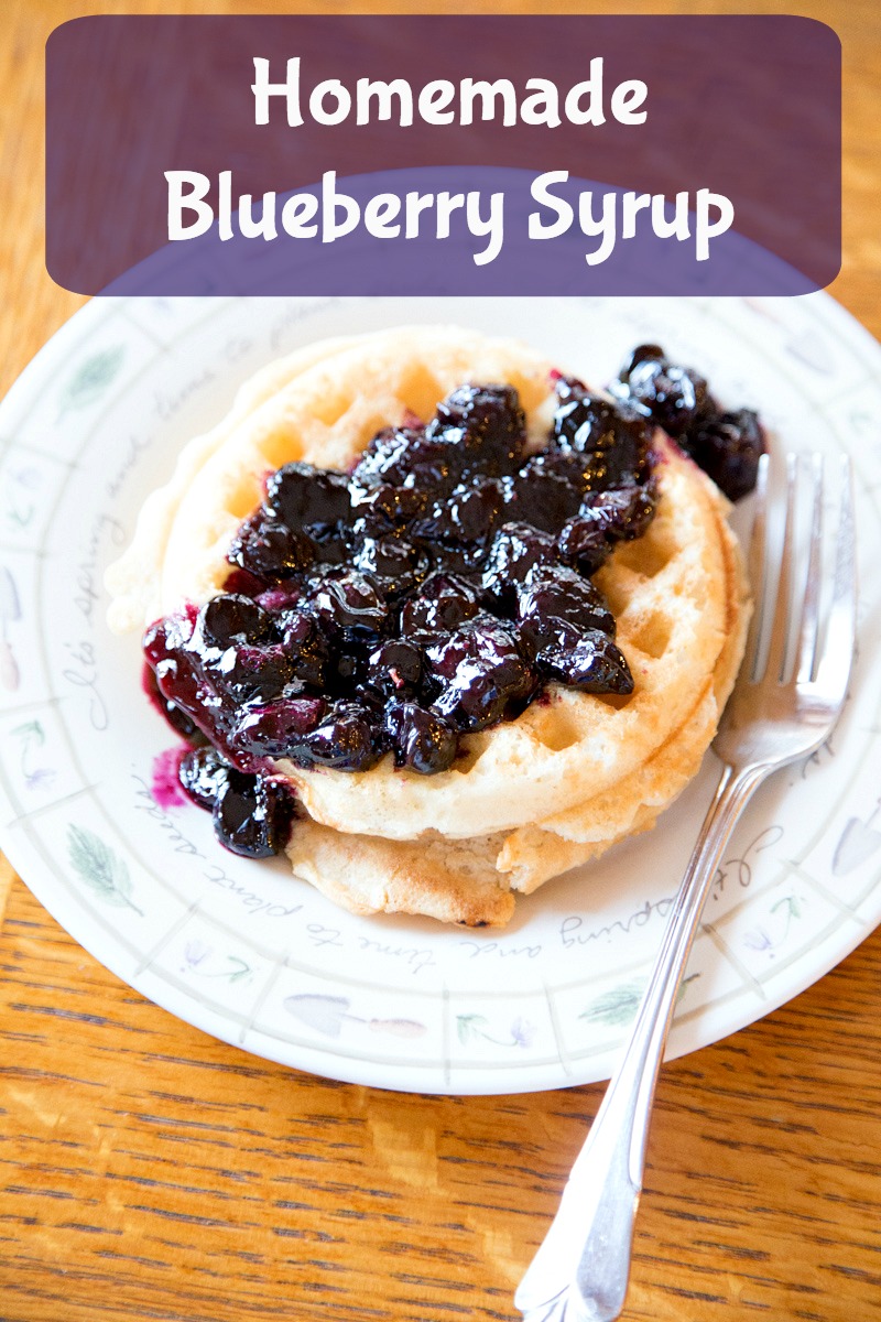 Homemade Blueberry Syrup Recipe