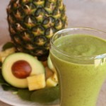 Spinach Pineapple Avocado Smoothie | 5DollarDinners.com