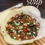 Vegetarian Bean & Corn with Salsa Soup | 5DollarDinners.com