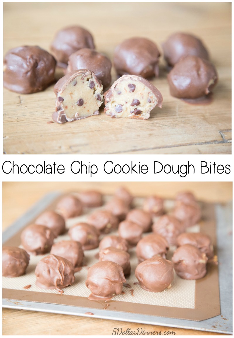 Chocolate Chip Cookie Dough Bites Recipe