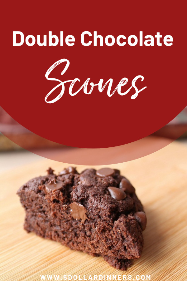 double chocolate scones