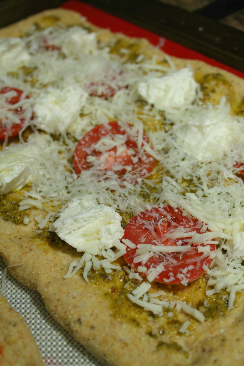 Pesto Ricotta Pizza 5 Dinners Budget Recipes, Meal Plans, Freezer