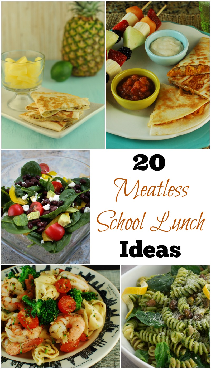 20 Meatless School Lunch Ideas
