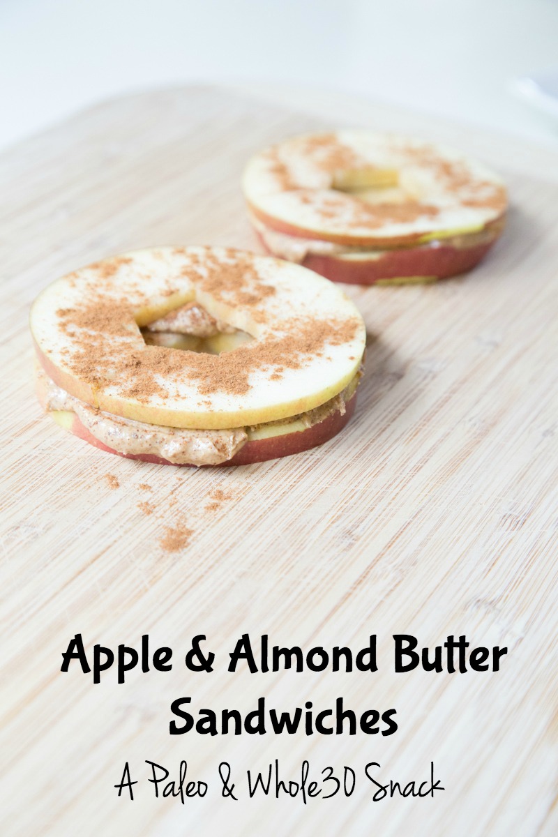 Apple Almond Butter Sandwich Recipe | 5DollarDinners.com