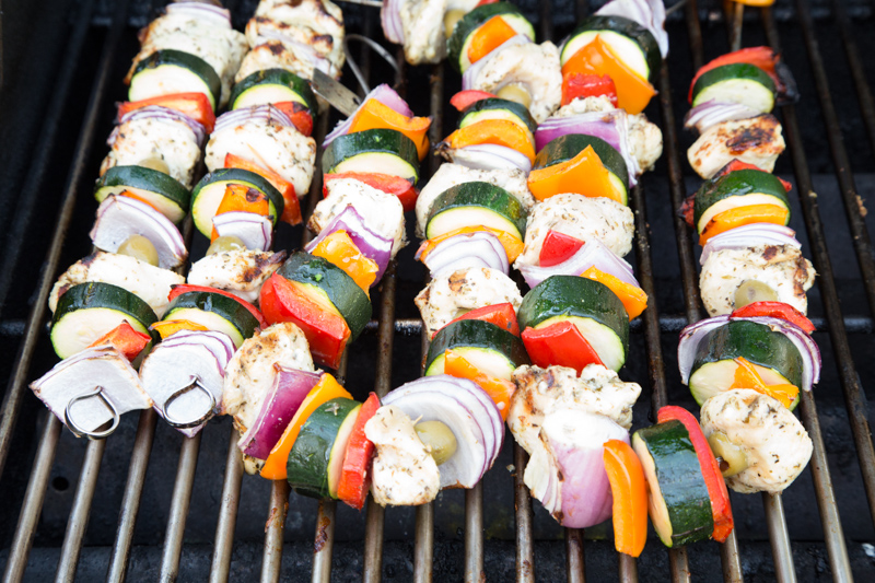 Paleo Greek Chicken Kebabs