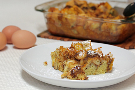 pumpkin spice french toast bake