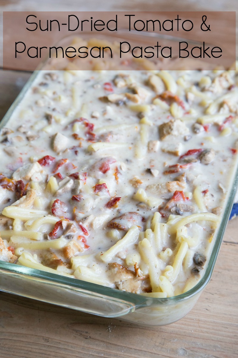 Sun-Dried Tomato Parmesan Pasta Bake