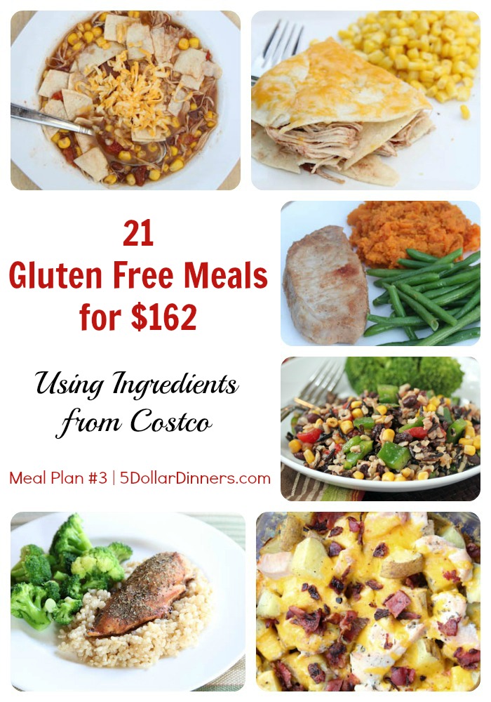 Affordable celiac-friendly meals