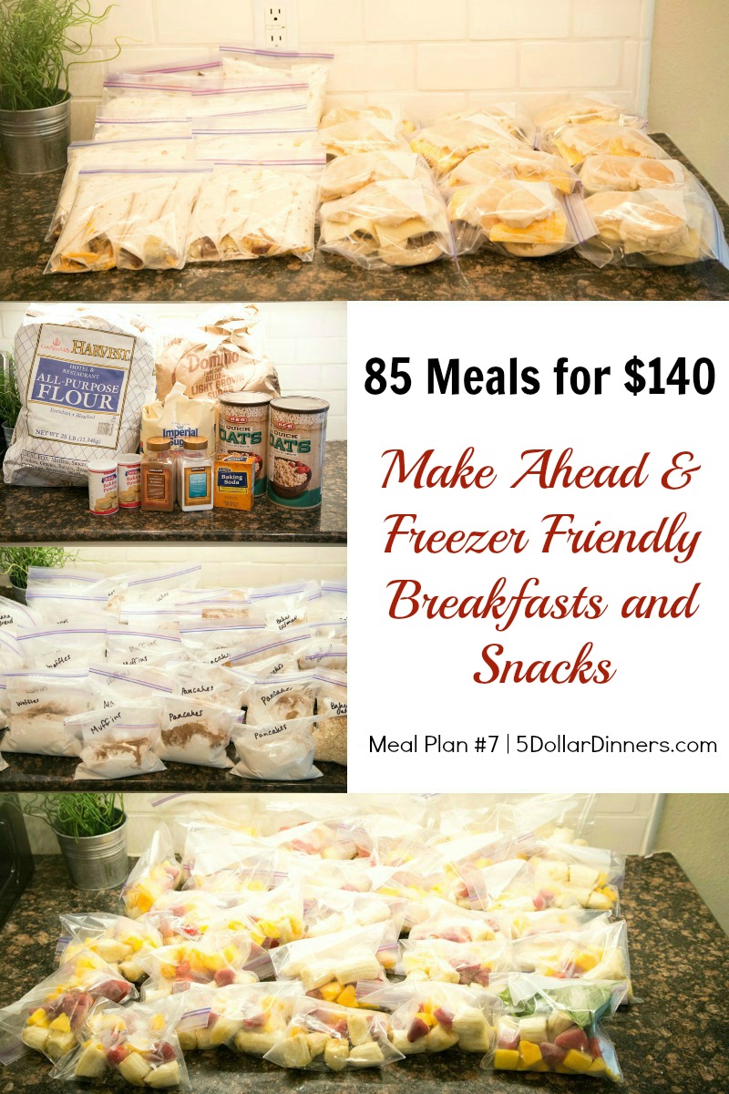 85 Meals for $140 Meal Plan #7 from 5DollarDinners.com