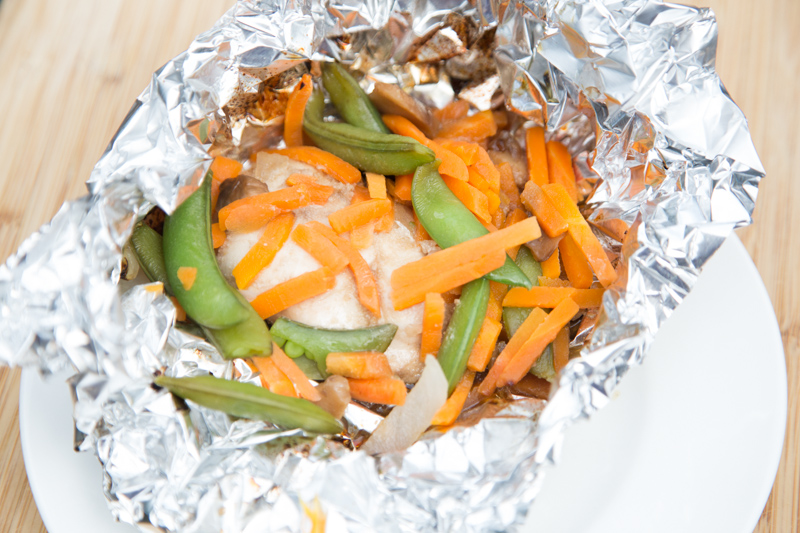 Asian Chicken & Vegetable Foil Grill Packs