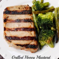 Grilled Honey Mustard Pork Chops from 5DollarDinners.com