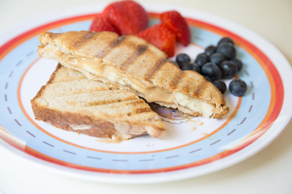 Grilled Peanut Butter & Banana Sandwich 5 Dinners Budget Recipes, Meal Plans, Freezer Meals