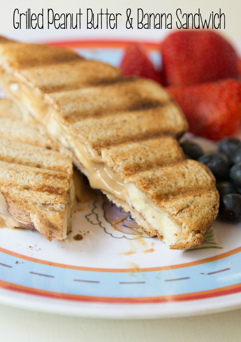 Grilled Peanut Butter &amp; Banana Sandwich - $5 Dinners | Budget Recipes ...