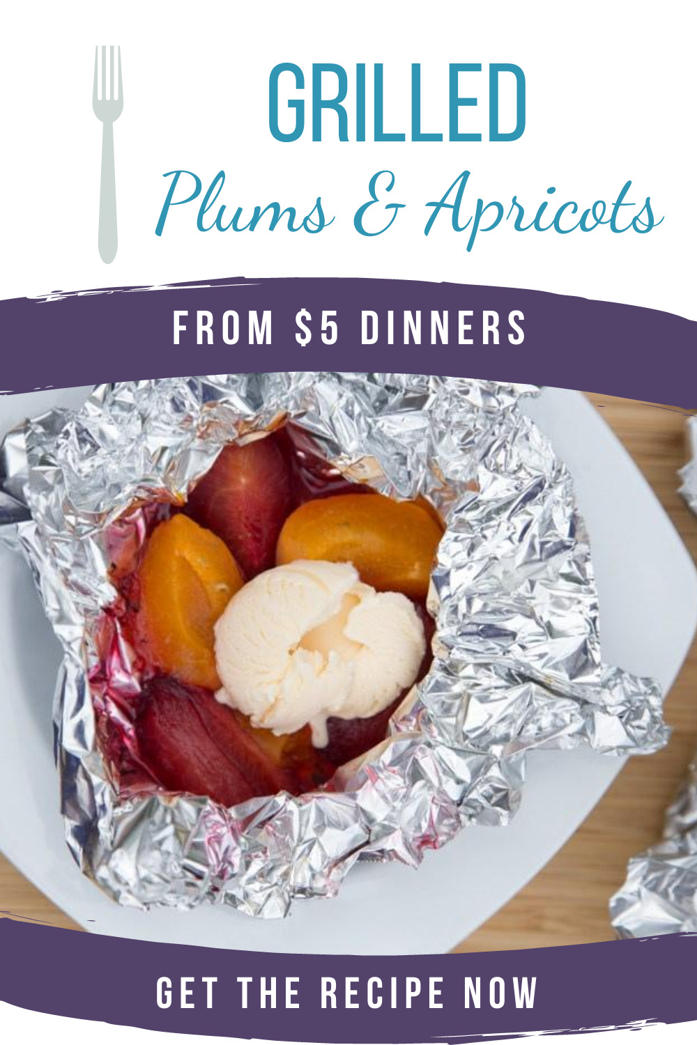 grilled plums and apricots