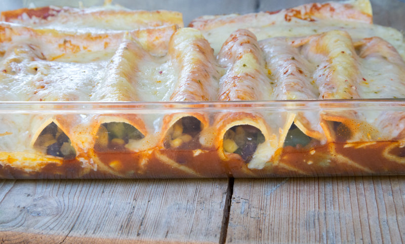 30-Minute Black Bean Enchiladas