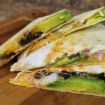 Avocado and Black Bean Quesadillas from 5DollarDinners.com