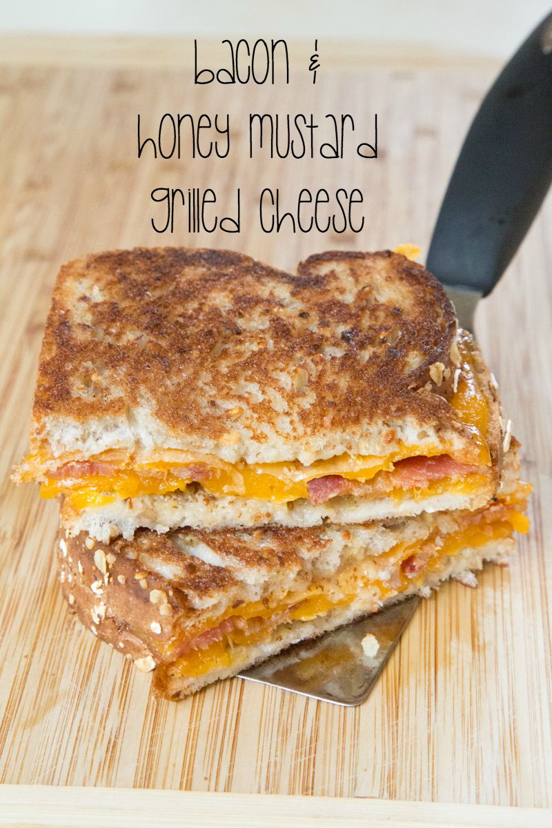 Bacon Honey Mustard Grilled Cheese Recipe on 5DollarDinners.com