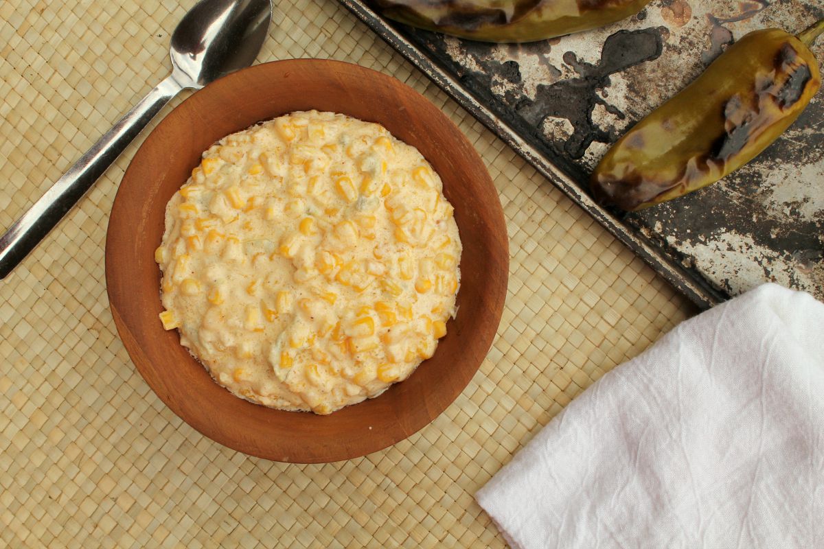Creamed Corn with Roasted Hatch Chiles-image