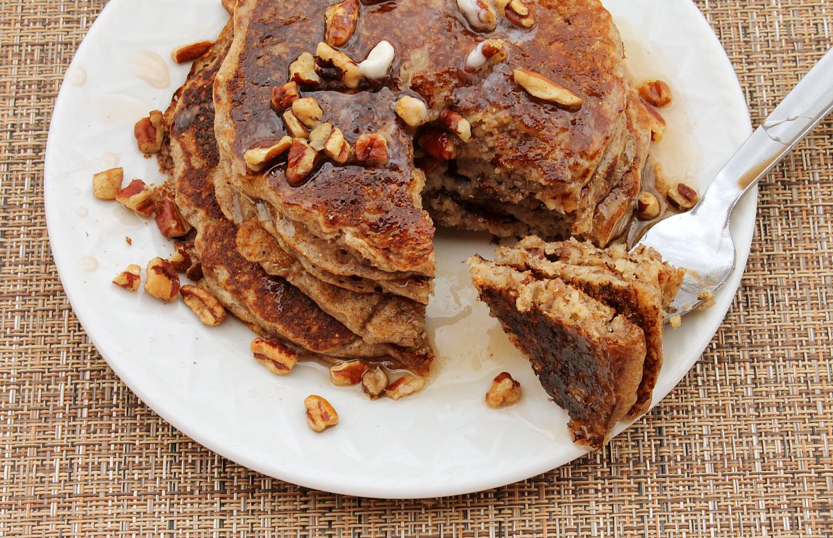 Multi-Grain and Nut Pancakes