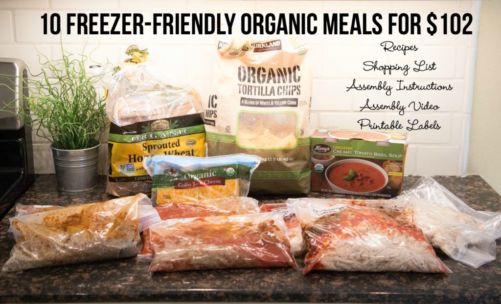 10 Organic Meals Plan from $5 Dinners