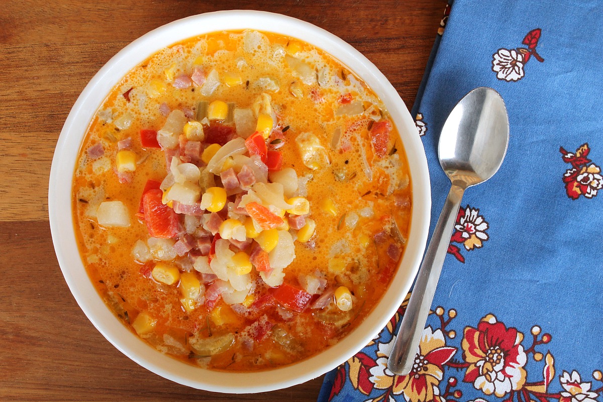 Ham and Corn Chowder from 5DollarDinners.com