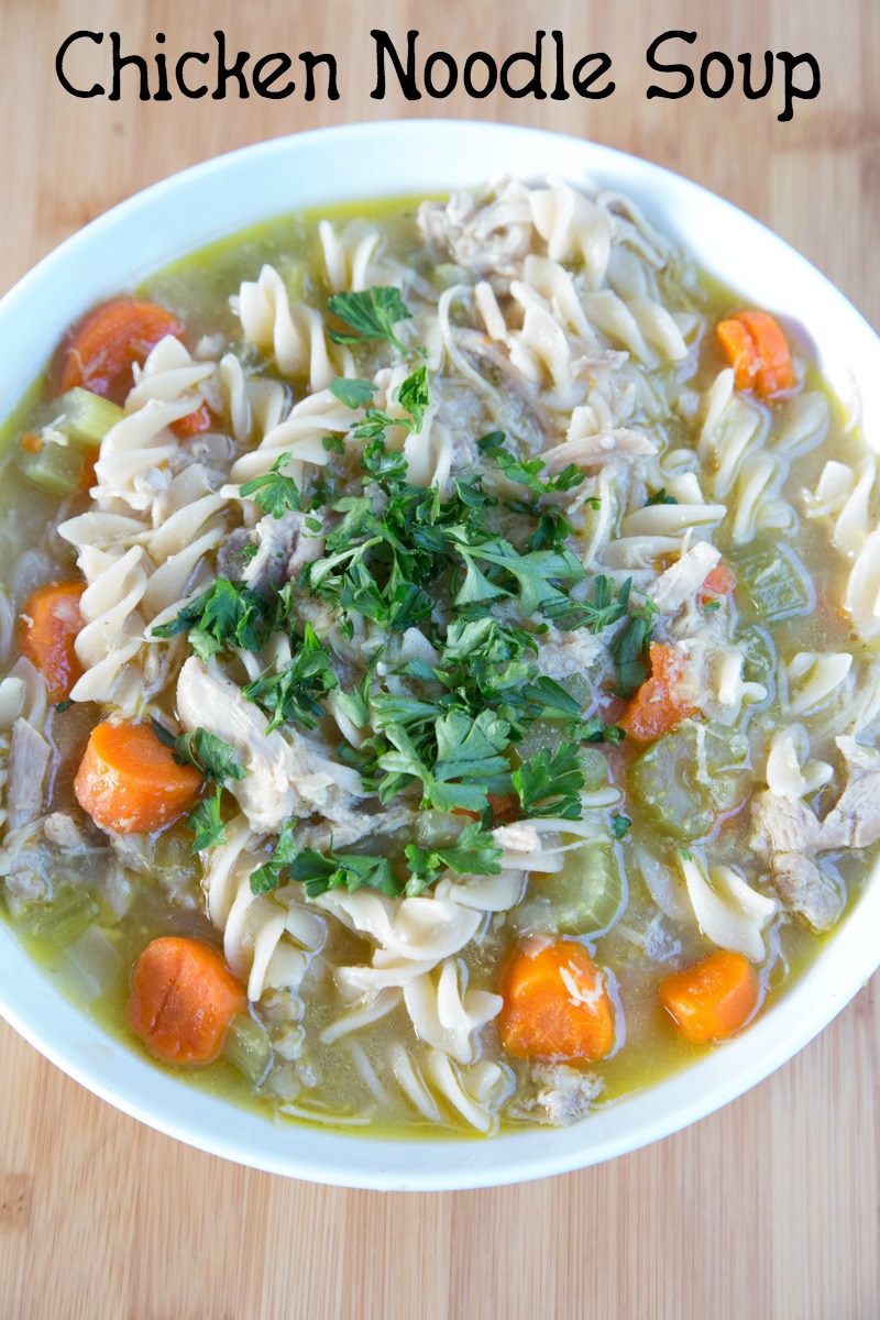 Chicken Noodle Soup Freezer Meal - Happy Money Saver