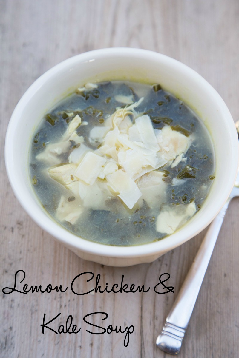 Lemon Chicken Soup with Kale & Quinoa Recipe on 5DollarDinners.com