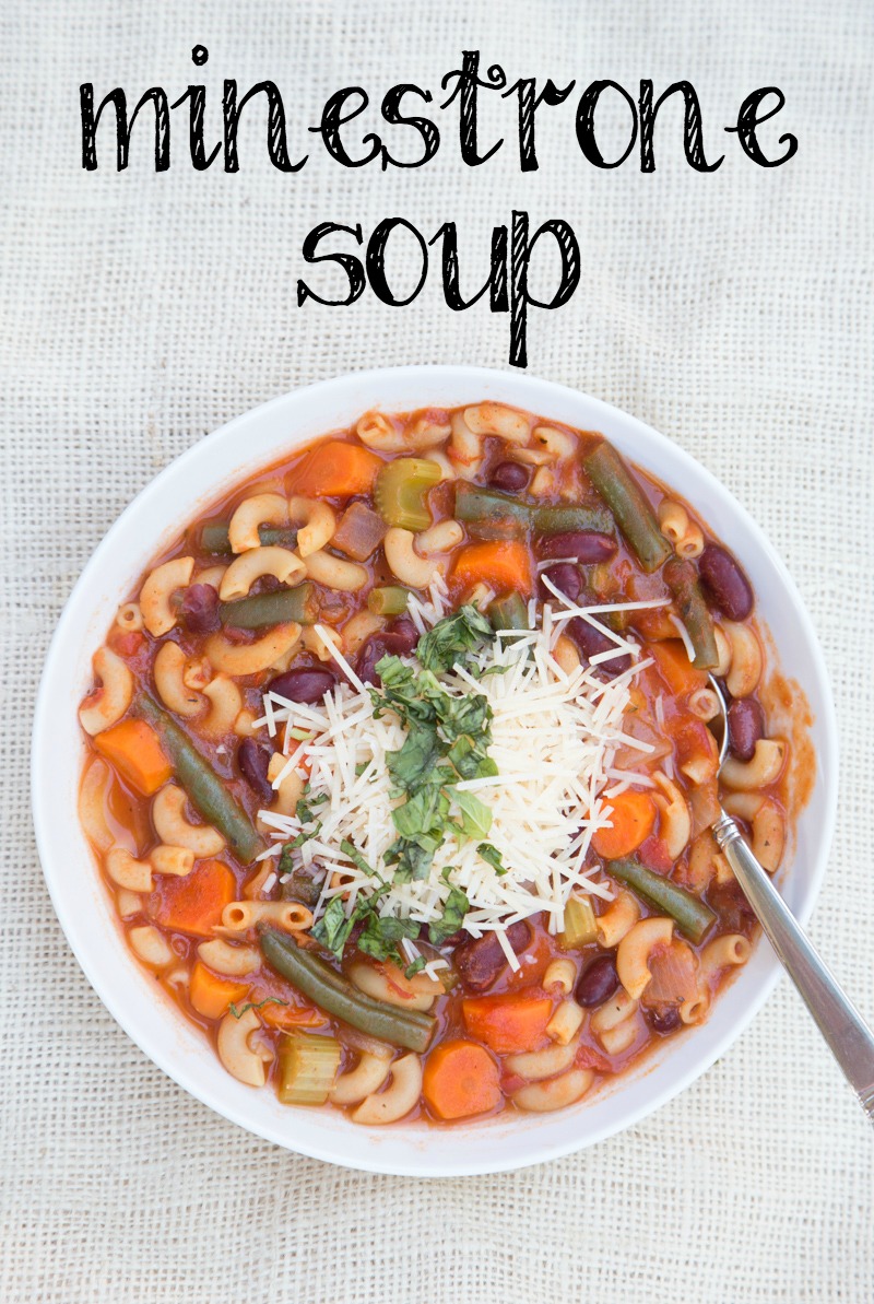 Minestrone Soup Recipe on 5DollarDinners.com