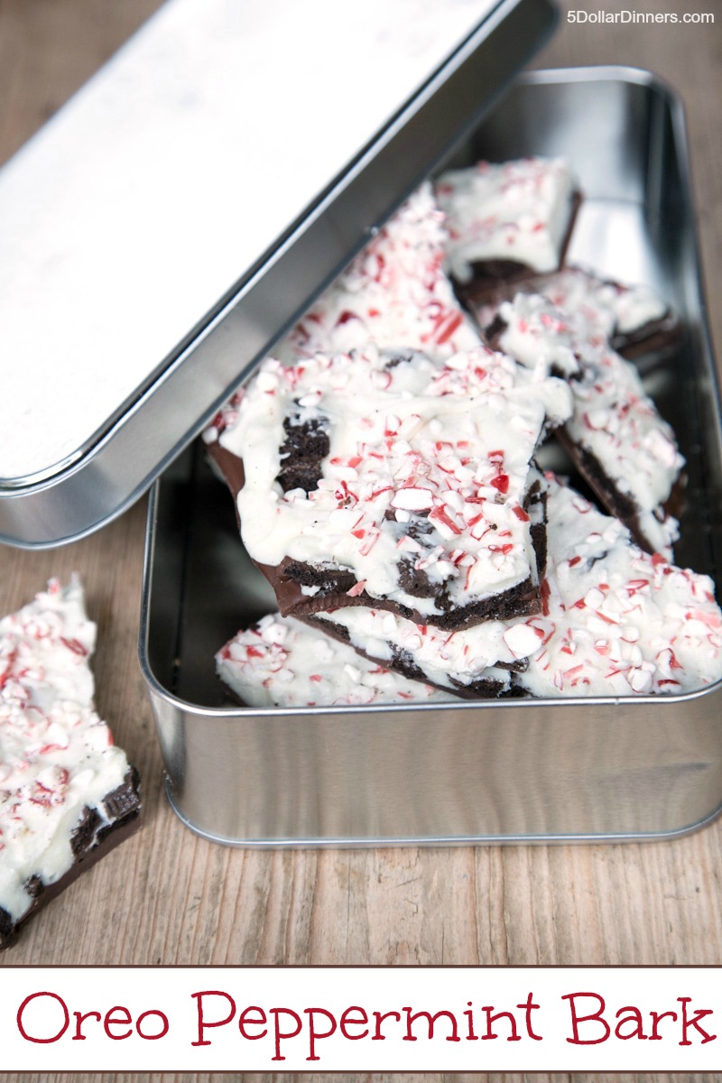 Oreo Peppermint Bark from 5DollarDinners.com