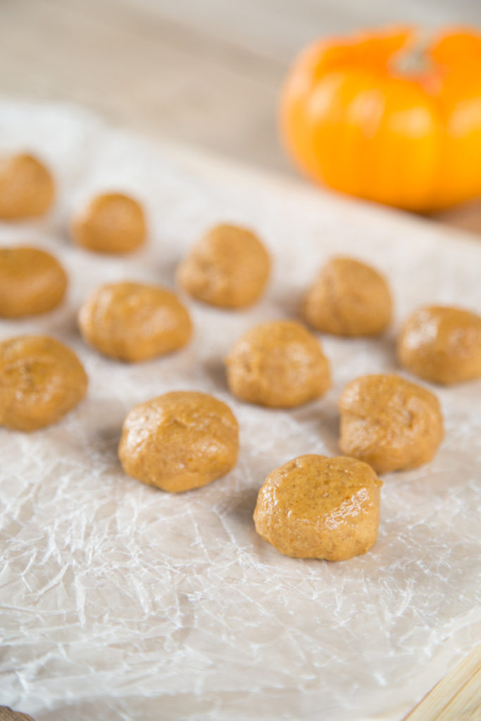 Pumpkin Pie Cookie Dough Bites