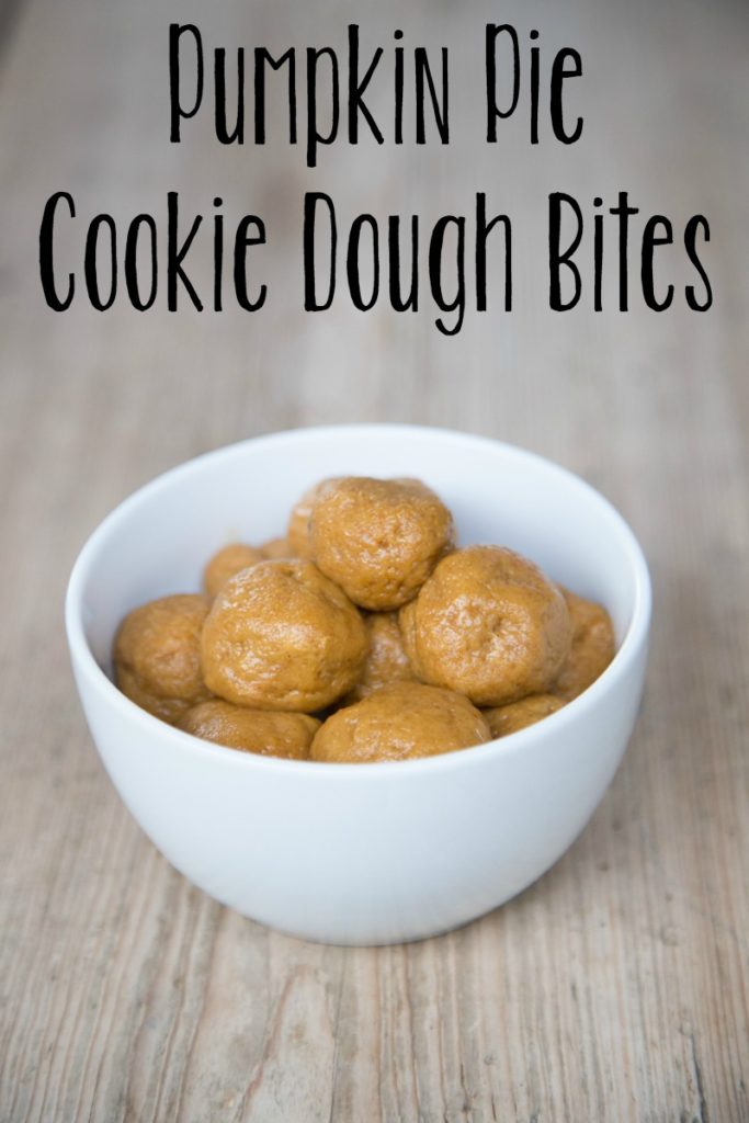 Pumpkin Pie Cookie Dough Bites Recipe 5DollarDinners.com