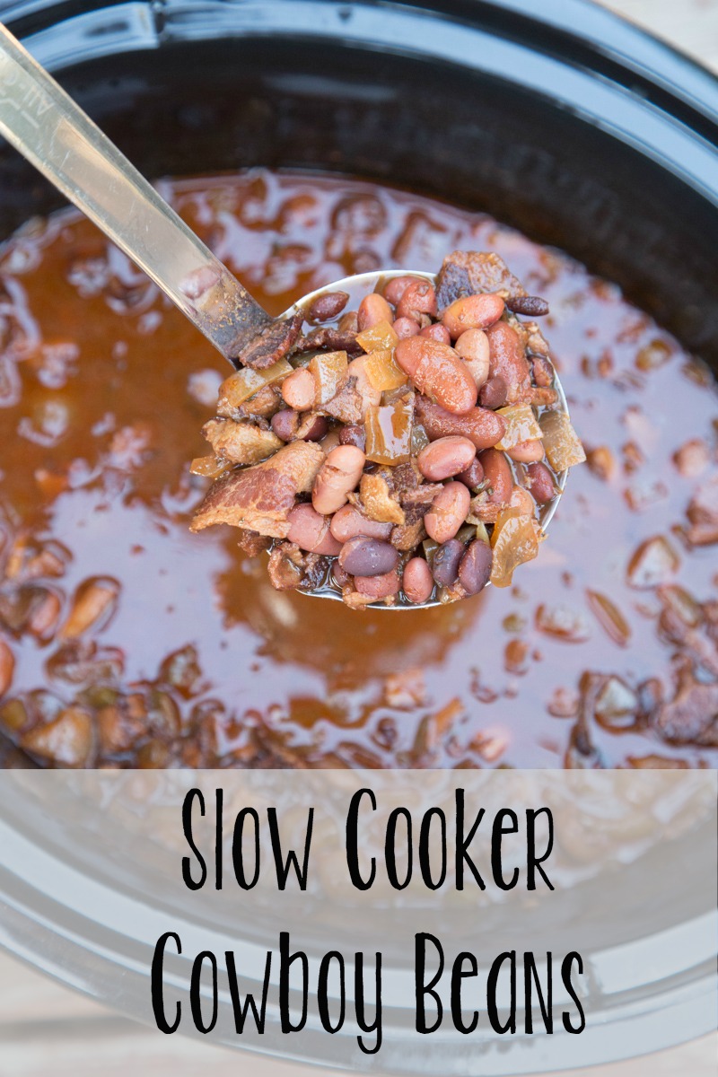 Slow Cooker Cowboy Beans Recipe on 5DollarDinners.com