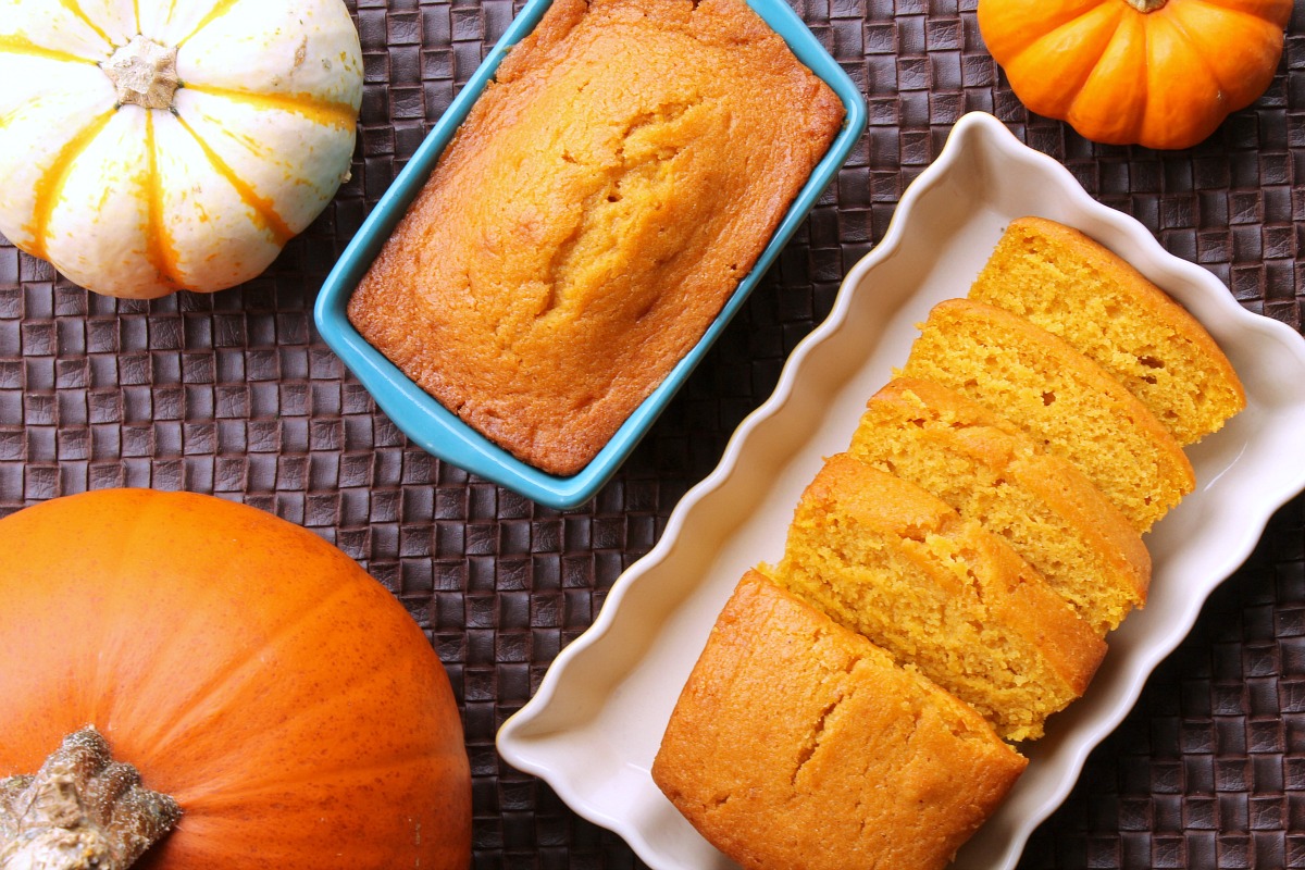 Homemade Pumpkin Bread from 5DollarDinners.com