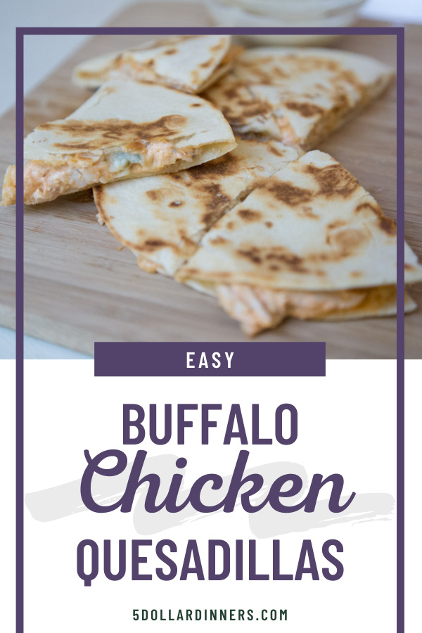 buffalo chicken quesadillas