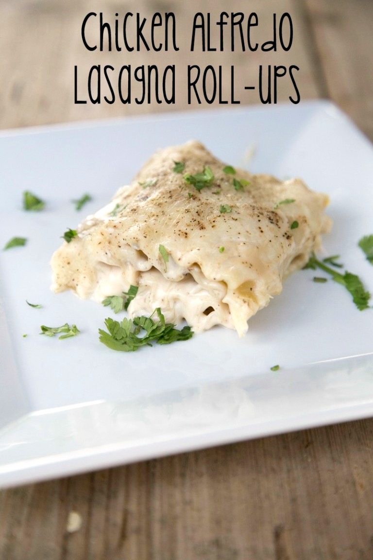 Chicken Alfredo Lasagna Rollsups from 5DollarDinners.com