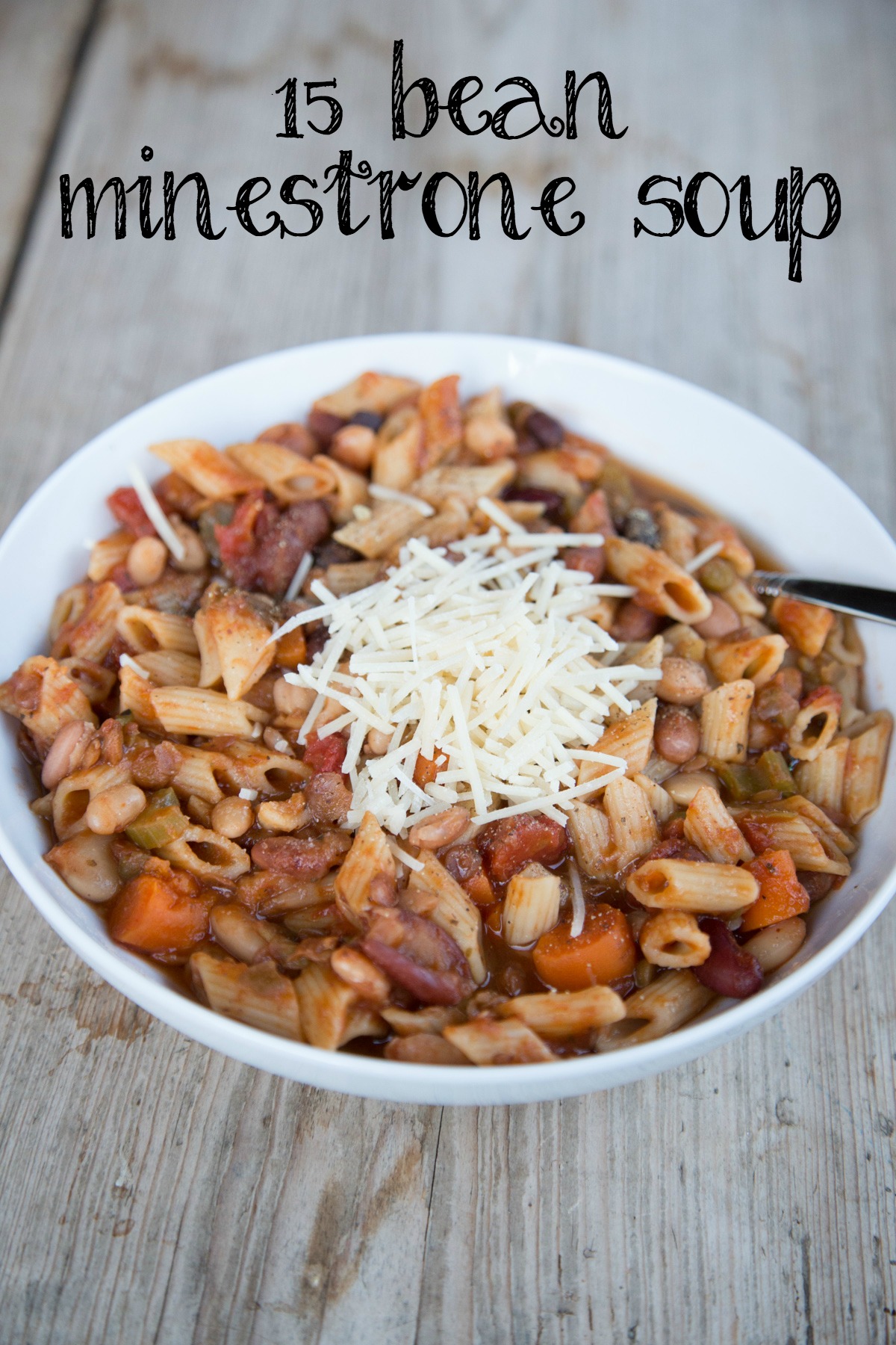 15 Bean Minestrone Soup on 5DollarDinners.com