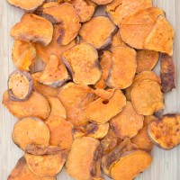 Baked Sweet Potato Chips from 5DollarDinners.com