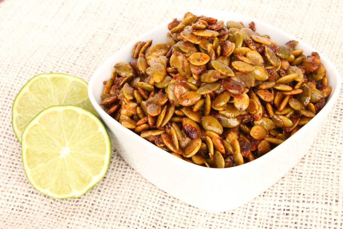 Chili Lime Pumpkin Seeds from 5DollarDinners.com