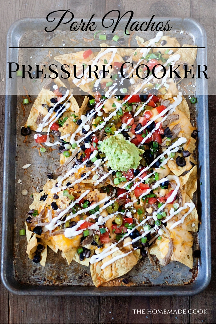 Pork Nachos in the instant pot pressure cooker