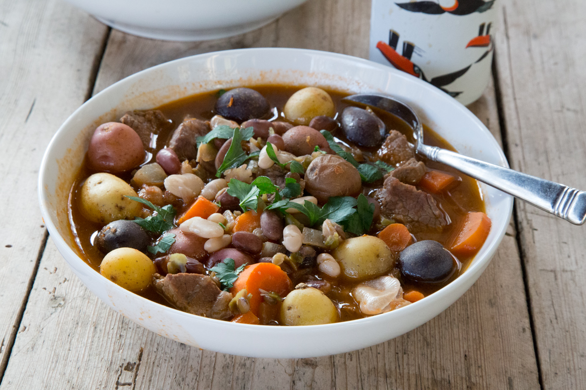 Guinness Beef & 15 Bean Stew