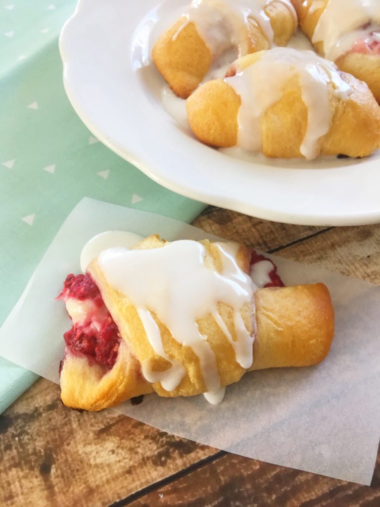 Raspberry Crescent Rolls